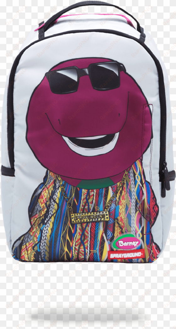 $0 - - sprayground biggie barney backpack