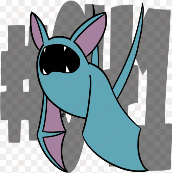 041 zubat - cartoon