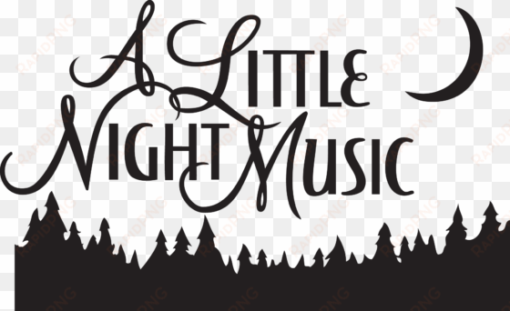 06 a little night music black - little night music logo