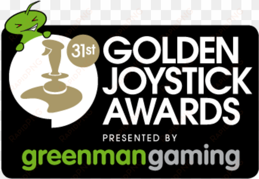 1 Golden Joystick 2013 Gmg Logo 350px - Green Man Gaming transparent png image