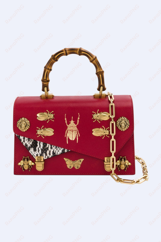 1 - Gucci - Small Ottilia Top Handle Bag - Women - Leather transparent png image