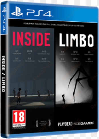 1 inside limbo pack - inside/limbo double pack - ps4 console game