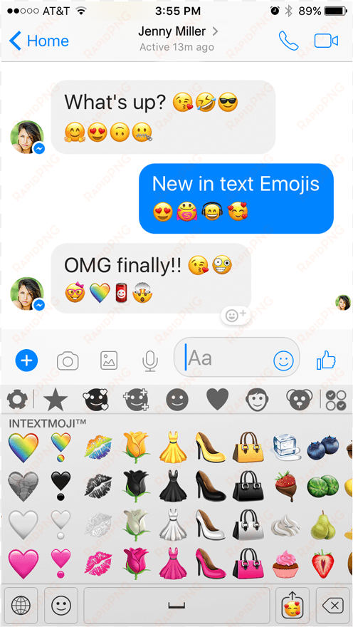 #1 ranked emoji keyboard, now with intextmoji™ technology - emoticon