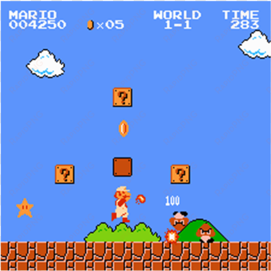 1 Super Mario Bros Nes 350 - Super Mario Bros transparent png image