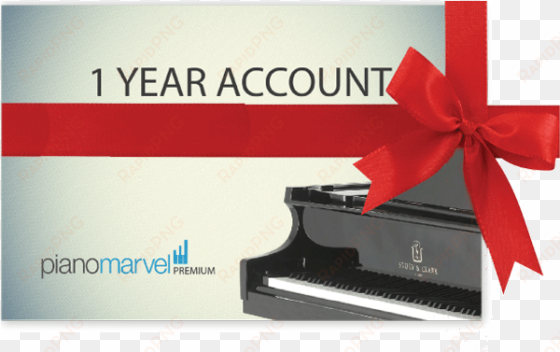 1 year piano marvel premium gift card - gift card