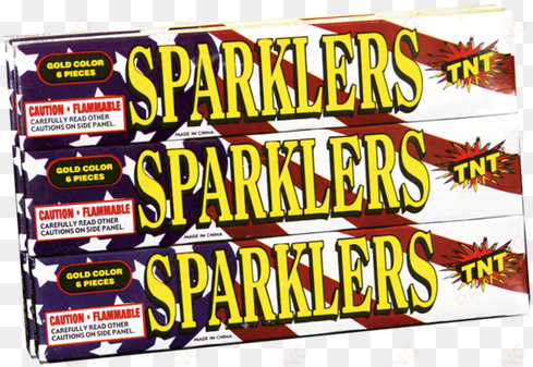 #10 gold sparklers - tnt sparklers