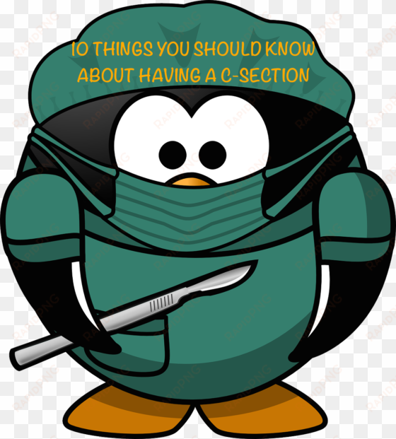 10 things about csection - surgeon clipart