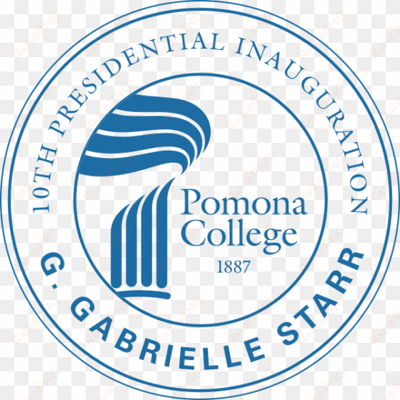 10th presidential inauguration - c.d.i. corporation pomona college cling decal | clear