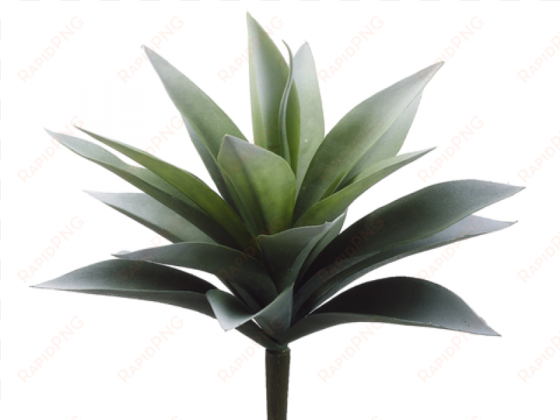 11" agave plant with 19 leaves frosted green - silk plants direct agave plant - green frosted - pack