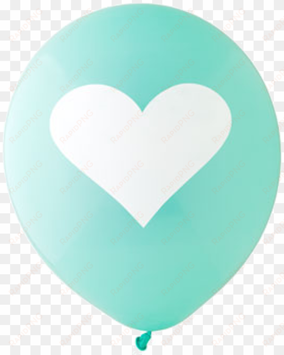 12 big heart balloon aqua 6389big v=1496008974 - balloon