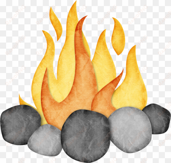 12 png files - cute campfire clipart