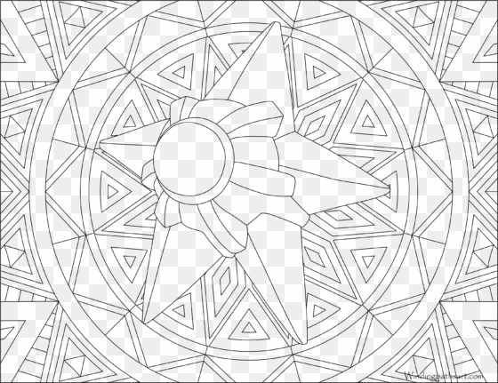 #120 staryu pokemon coloring page - pokemon sun and moon coloring pages