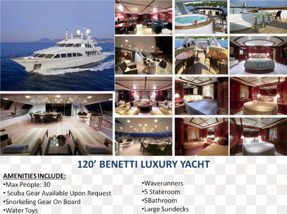 120′ benetti luxury yacht - benetti