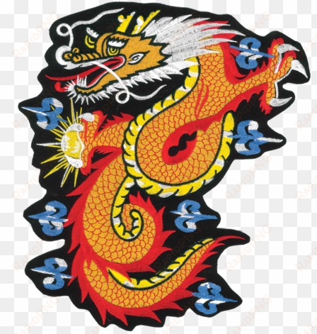 1277 dragon patch 11"h - illustration