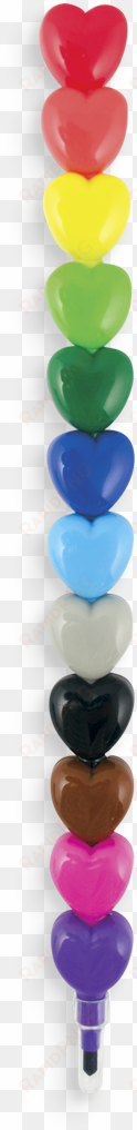 133 077 Heart To Heart Stacking Crayons O1 V=1523818587 - Ooly Heart To Heart Stacking Crayons transparent png image