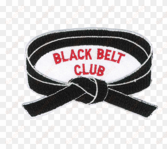 1396 black belt club patch 4"w - black belt club