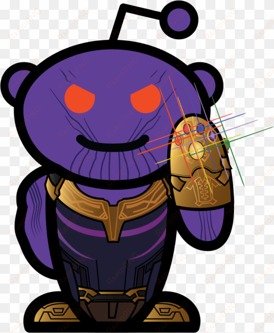 1,445 Views - Reddit Snoo Thanos transparent png image