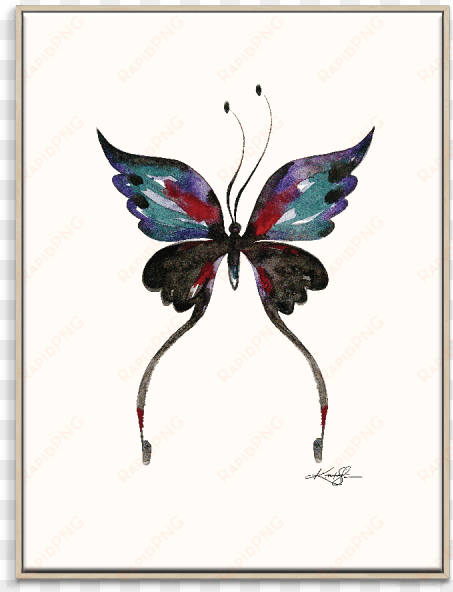 147kms fft watercolor butterfly 13 1 600×600 - august grove 'butterfly 13' watercolor painting print