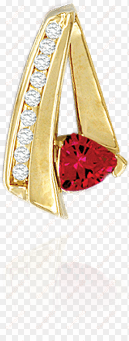 14k gold triangle pendants - 14k triangle pendants (6.0ct)