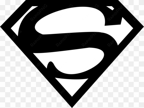 15 superman logo black and white png for free download - superman symbol 1948