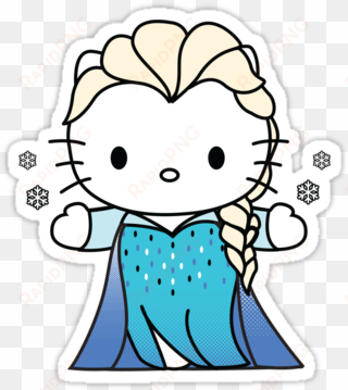 155 images about frozen ❄ ❄ ❄ on we heart it - hello kitty and elsa