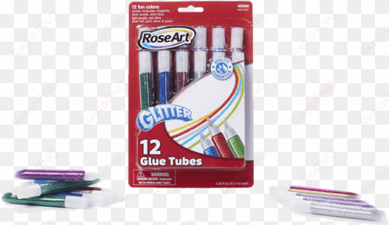 16ct washable watercolors - rose art washable glitter glue pens, assorted - 12
