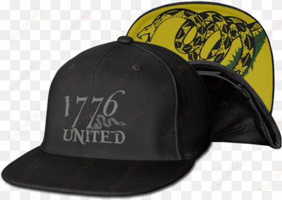 1776 united® logo snapback don't tread on me edition - 1776 united logo don't tread on me edition flat bill