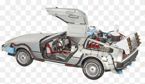 18 Delorean Time Machine With Hoverboard Https - Back Tothe Future Time Machine transparent png image