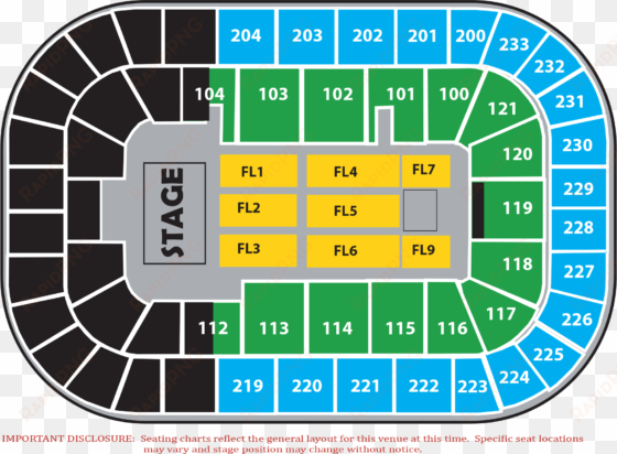 180 end stage - bon secours seating chart