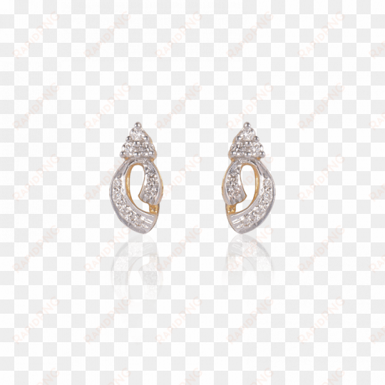 18kt yellow gold and diamond earring - earrings
