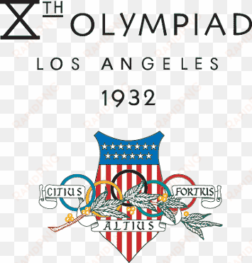 1932 summer olympics logo - los angeles olympics 1932 logo