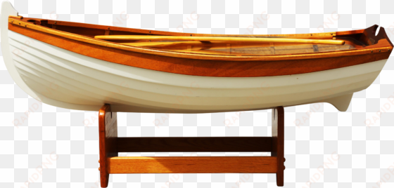 1970s Nautical Handmade Wooden Rowboat Coffee Table - Table transparent png image