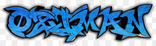 1boma ] - blue graffiti png