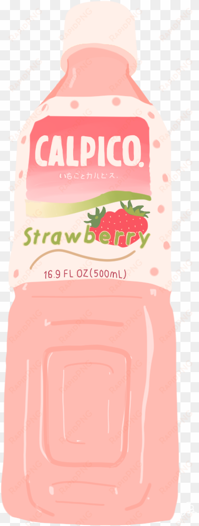 1k Art Cute Drink Japanese Kawaii Doodle Strawberry - Tumblbr Png Cute Japan transparent png image