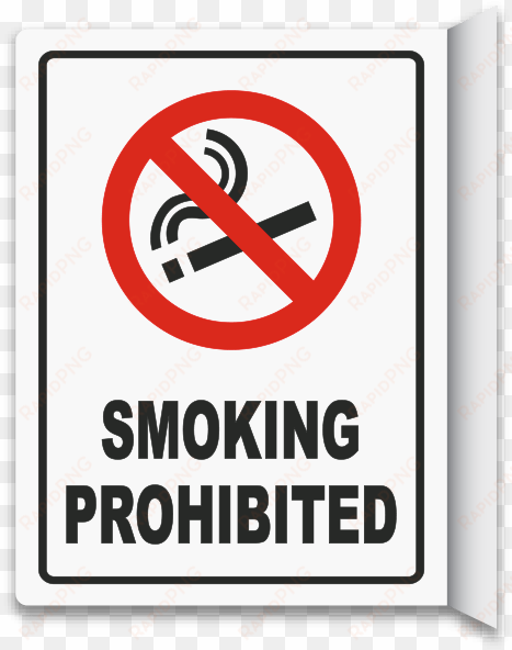 2-way smoking prohibited sign - nassau inn wildwood crest nj