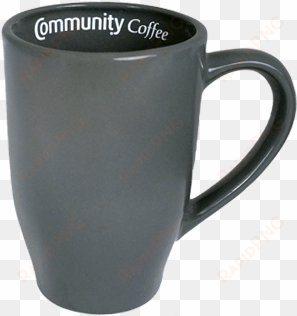 20 oz gray ceramic coffee mug - mug