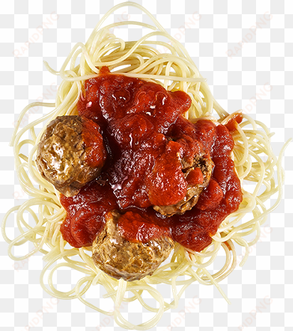 2001 study found that people who avoided meat were - spaghetti top view transparent