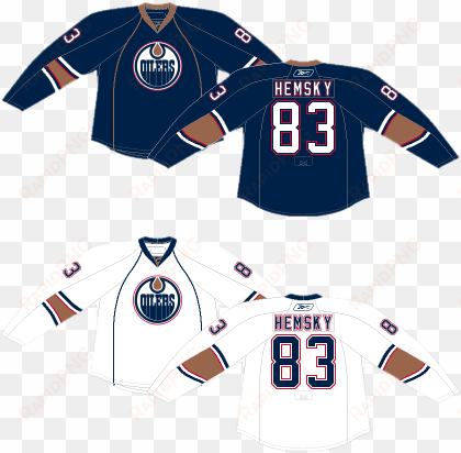 2007 2011 home and away jerseys, 2011 present third - oilers jersey history