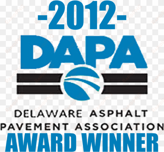 2012 delaware asphalt pavement association award winner - delaware