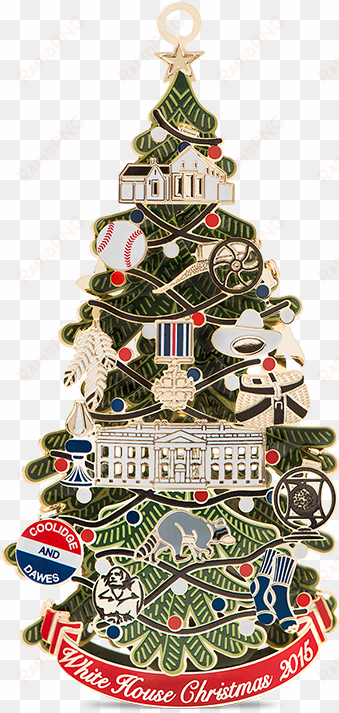 2015 ornament front - 2015 white house ornament