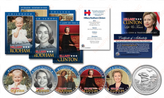 2016 presidential campaign 10 piece * life & times - merrick mint trump and clinton - life campaign