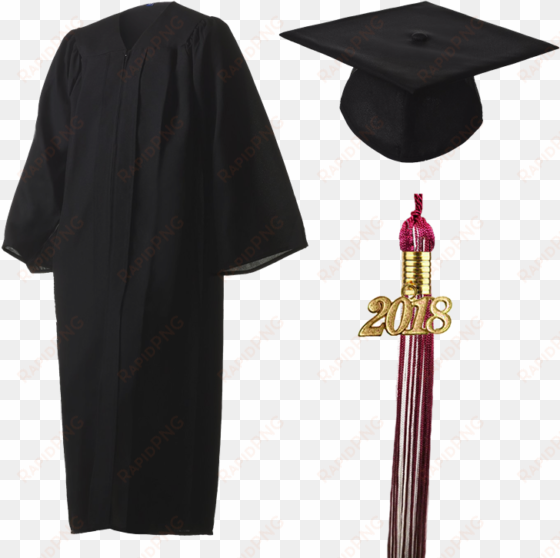 2018 graduation black cap, gown, & tassel - navy blue graduation gowns