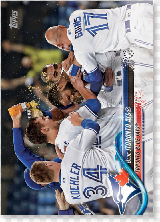 2018 topps baseball series 2 toronto - huddle