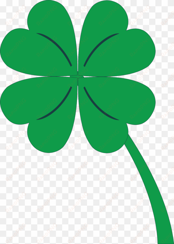 207 free clipart of a st paddys day 4 leaf clover shamrock - clipart shamrock 4 leaf