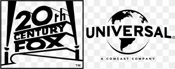 20th century fox and universal pictures - 20th century fox print logo