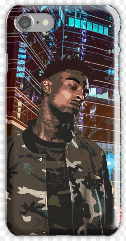 21 savage artwork iphone 7 snap case - 21 savage