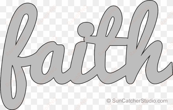 2100 x 1320 faith lower pattern template stencil printable - stencil