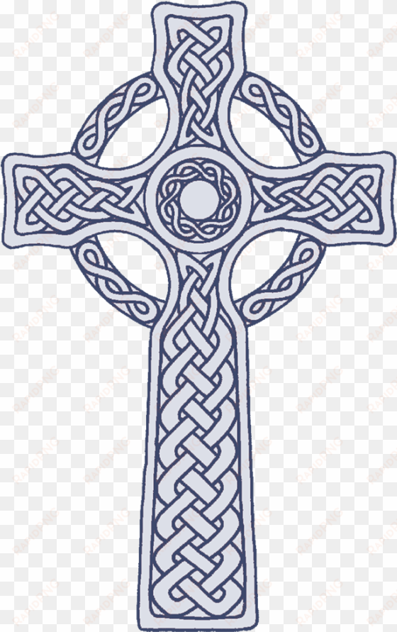 233 celtic cross gray - celtic cross