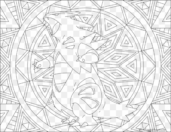 #248 tyranitar pokemon coloring page - tyranitar coloring page