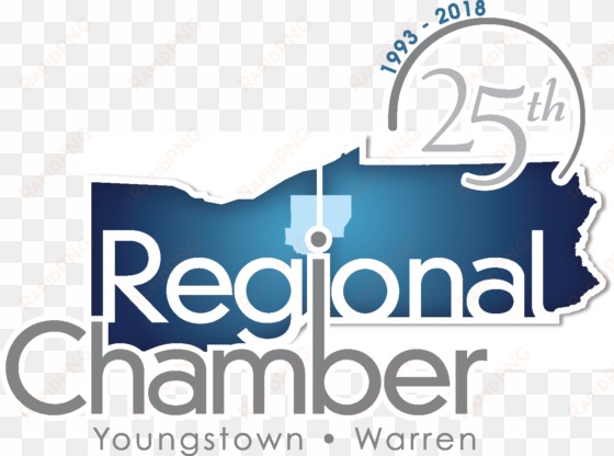 25th anniversary logo - youngstown warren regional chamber